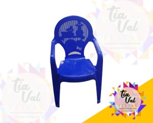 Foto de POLTRONA INFANTIL AZUL ROYAL (SUPORTA ATÉ 35 KG)