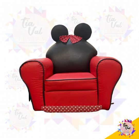 POLTRONA MINNIE VERMELHA