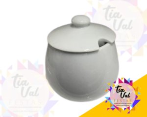 Foto de Porcelana Açucareiro com colher