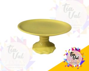 Foto de PORCELANA AMARELA BOLEIRA LISA G