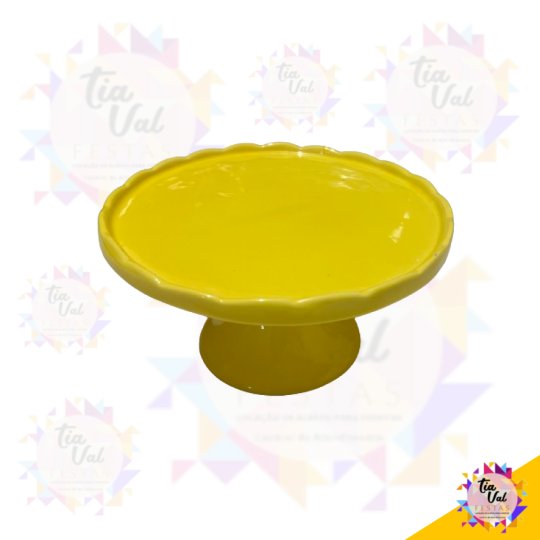 PORCELANA AMARELA BORDA P/ CIMA P AMARELO