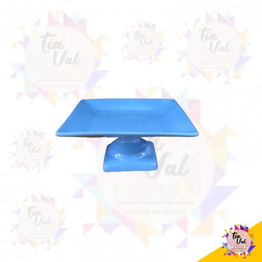 PORCELANA AZUL CLARA - QUADRADA - 25 X 25 CM