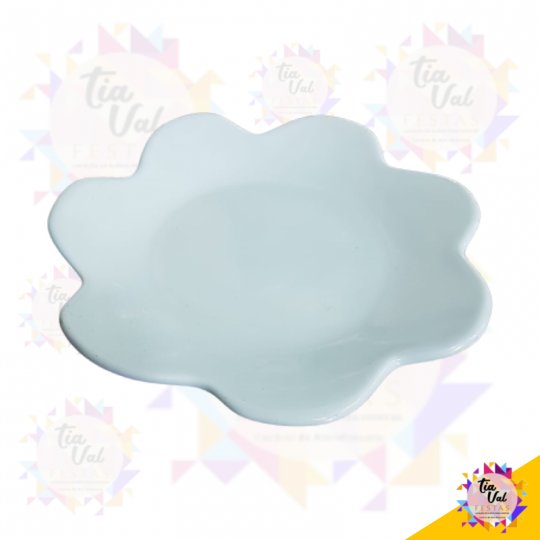 PRATO FLOR - AZUL CLARO