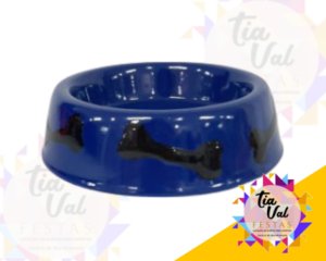 Foto de PORCELANA AZUL COMEDOURO CANINO