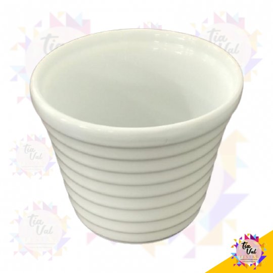 PORCELANA BRANCA CACHEPOT P