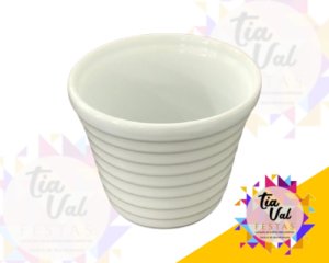 Foto de Porcelana branca cachepot P