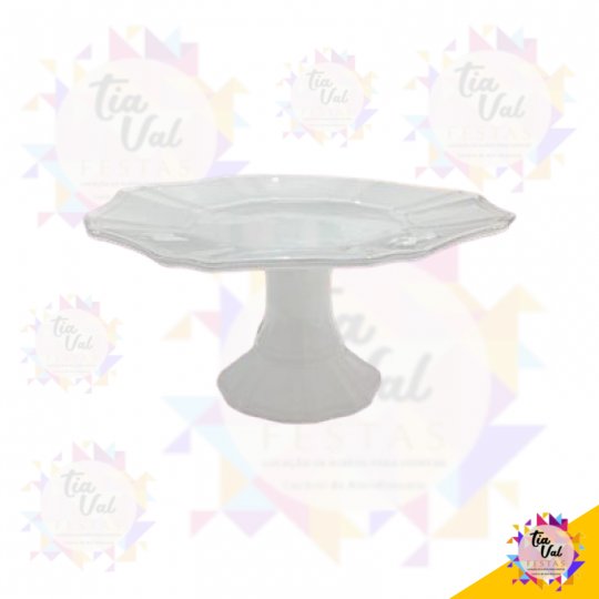 PORCELANA BRANCA FLOR DE LIS (GRANDE)
