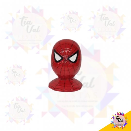 PORCELANA CABEÇA HOMEM ARANHA