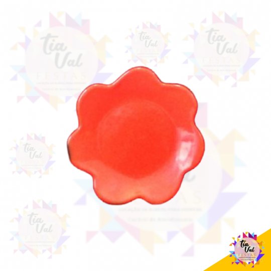 PRATO FLOR - LARANJA