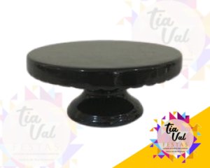 Foto de PORCELANA PRETA BOLEIRA BORDA P/ BAIXO P