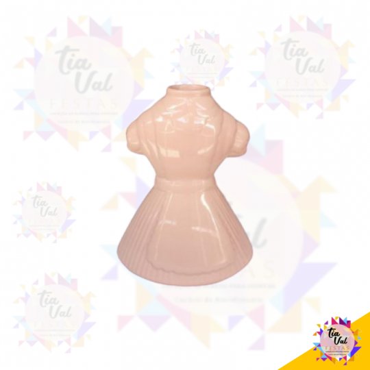 PORCELANA ROSA BEBE VESTIDO