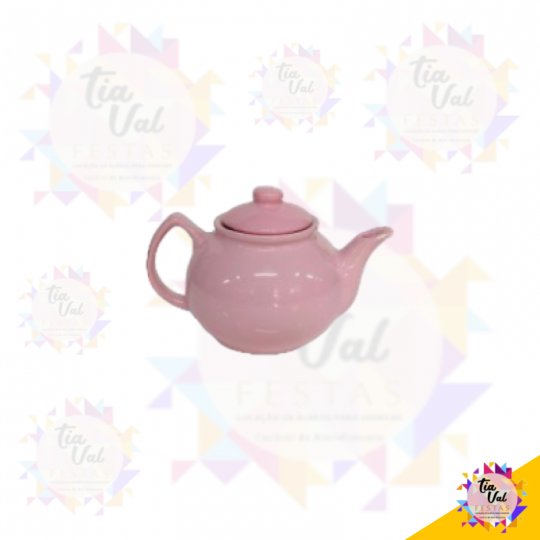 PORCELANA ROSA BULE (BAIXO/GORDINHO) C/ TAMPA