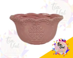 Foto de PORCELANA ROSA FLOREIRA OVAL MEDIA