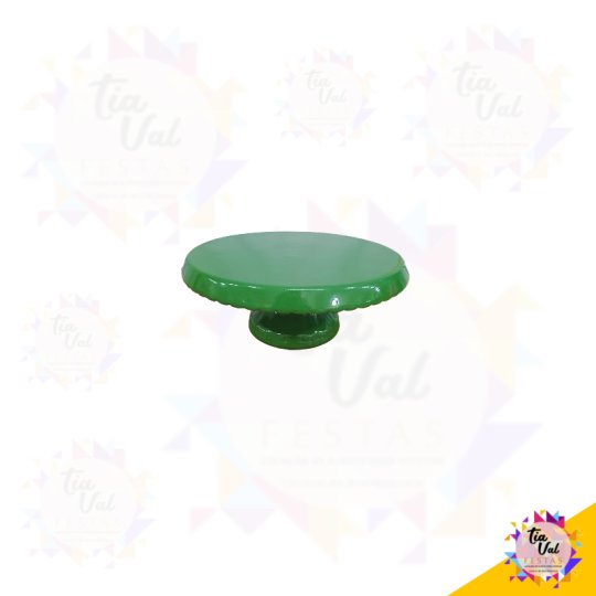 PORCELANA VERDE BANDEIRA BORDA P/ BAIXO G