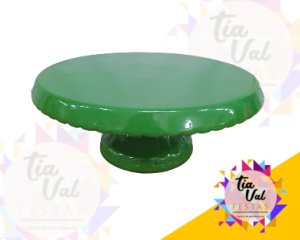 Foto de PORCELANA VERDE BANDEIRA BORDA P/ BAIXO G