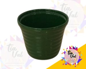 Foto de PORCELANA VERDE BANDEIRA CACHEPOT P
