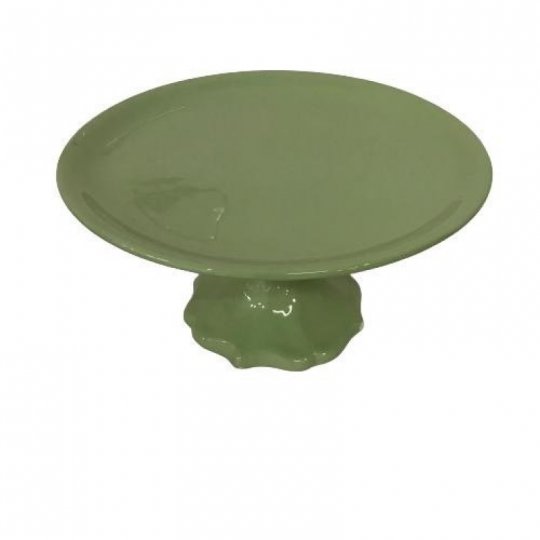 PORCELANA VERDE CALRO BOLEIRA LISA G - 28 CM