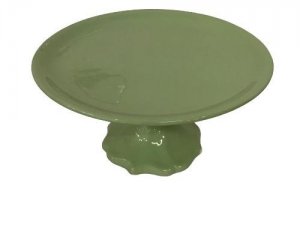 Foto de PORCELANA VERDE CALRO BOLEIRA LISA G - 28 CM