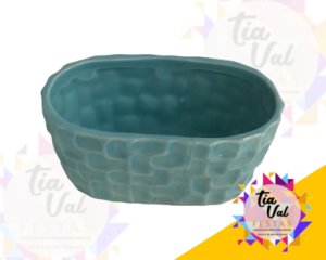 Foto de PORCELNA AZUL VASO OVAL PP