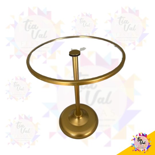 PORTA DOCES DOURADO FOSCO - GRANDE