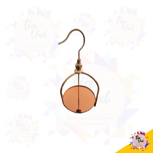 PORTA DOCES DOURADO - METAL