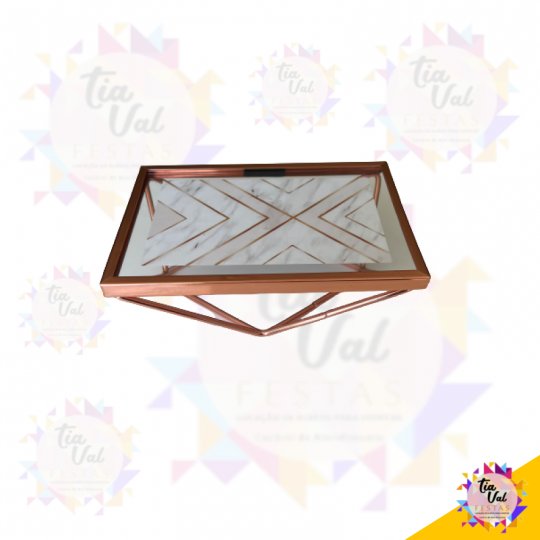 PORTA DOCES ROSE DIAMANTE RET PP 10 X 15