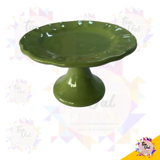 PORTA DOCES VERDE - BABADO PEQUENA