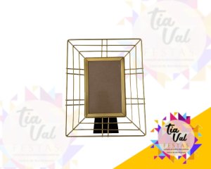 Foto de PORTA RETRATO DOURADO 10 X 15