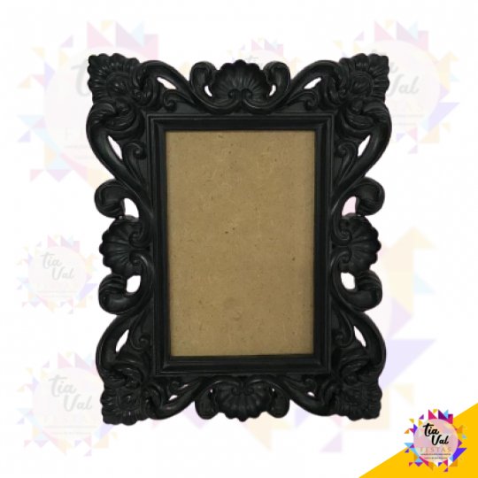 PORTA RETRATO PRETO P 10,5 X 15,5