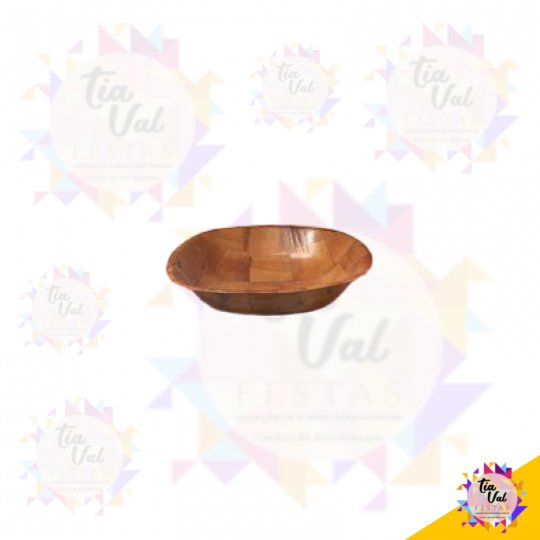 PORTA SALGADO MADEIRA (PLÁSTICO)