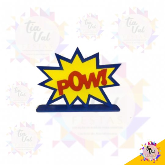 POW (MDF) SUPER HEROIS