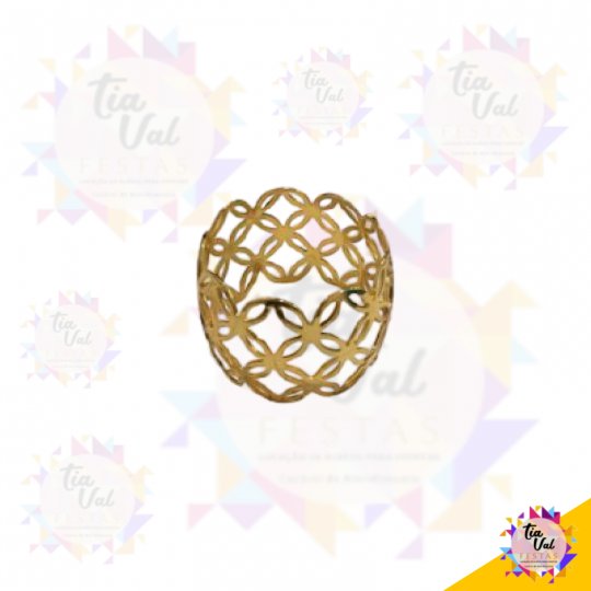PRENDEDOR P/ GUARDANAPO - DOURADO