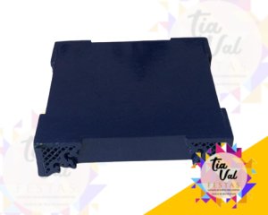 Foto de BANDEJA QUADRADA AZUL ROYAL - 20 X 20 - MDF