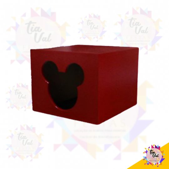 PROVENÇAL CUBO PEQUENO MICKEY VERMELHO