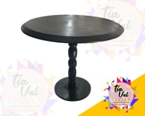 Foto de BASE PRETA REDONDA ALTA