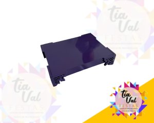 Foto de  BANDEJA RETANGULAR - ROXO - 18 X 24 - MDF