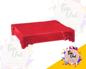 Foto de BANDEJA RETANGULAR - VERMELHA