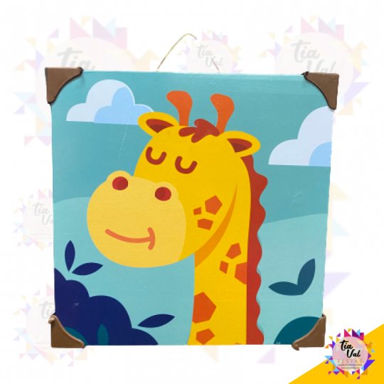 QUADRO GIRAFA BABY  - SAFARI