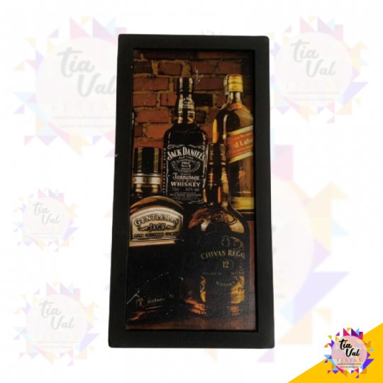 QUADRO JACK DANIELS GARRAFAS P RET.