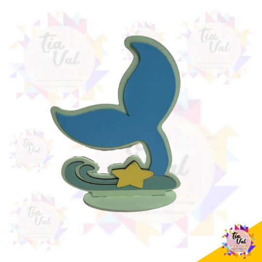 RABO SEREIA MDF - FUNDO DO MAR 26 X 19