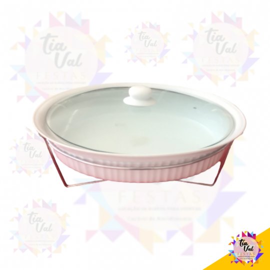 RECHAUD PORCELANA OVAL G