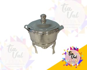 Foto de RECHAUD PRATA  - MAIOR - composto de 5 peças***