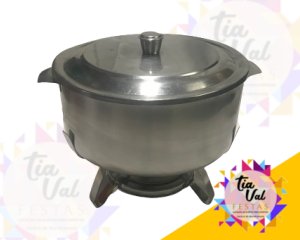 Foto de Rechaud redondo 8 litros simples - INOX