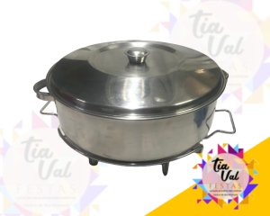 Foto de Rechaud redondo grande baixo 10 l - INOX