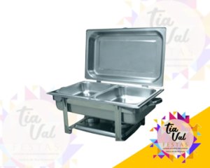 Foto de RECHAUD RETANGULAR - TAMPA ARTICULADA - 2 OPÇOES 