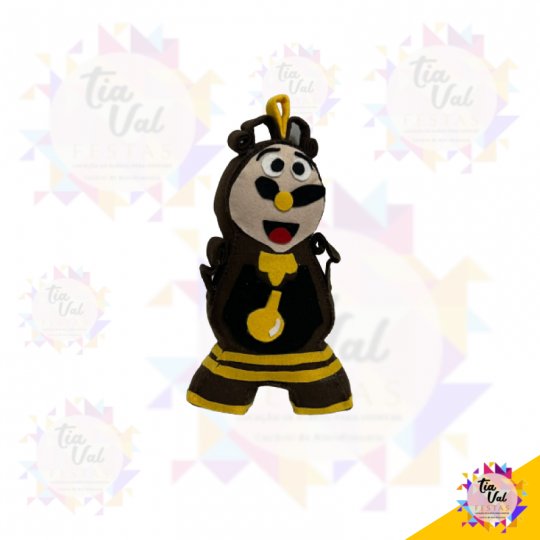 RELOGIO - BELA E A FERA - FELTRO 12 X 26