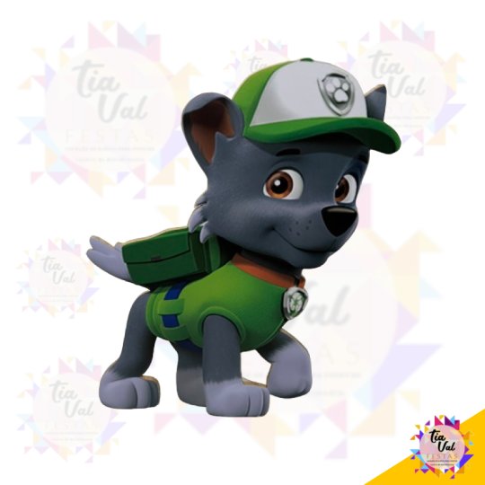 FIGURA ROCKY M - PATRULHA CANINA - S/ PE