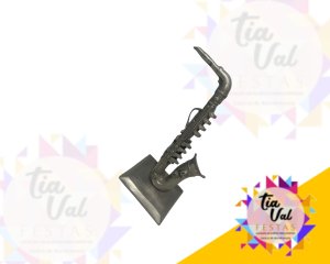 Foto de SAXOFONE RETRO - MUSICA - ALUMINIO  16 X 38 CM