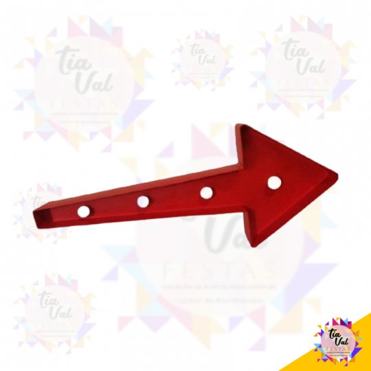 SETA VERMELHA ILUMINADA