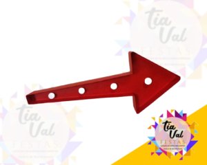 Foto de SETA VERMELHA ILUMINADA